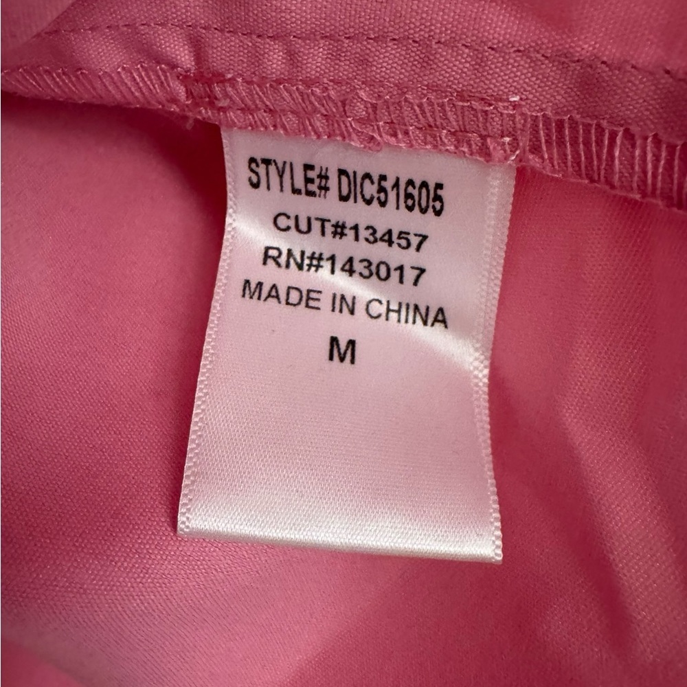 Ces Femme Pink Colorblock Sweatshirt Poplin Skirt Mini Dress - Picture 4 of 6